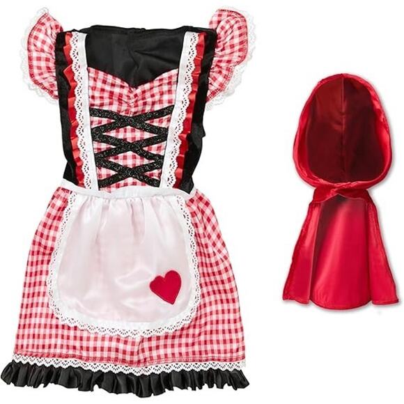 Spirit Halloween Baby Infant Little Red Riding Hood Halloween Costume 0-6 Months - Picture 2 of 12
